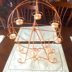 Ferris Wheel candle holder. Used for display